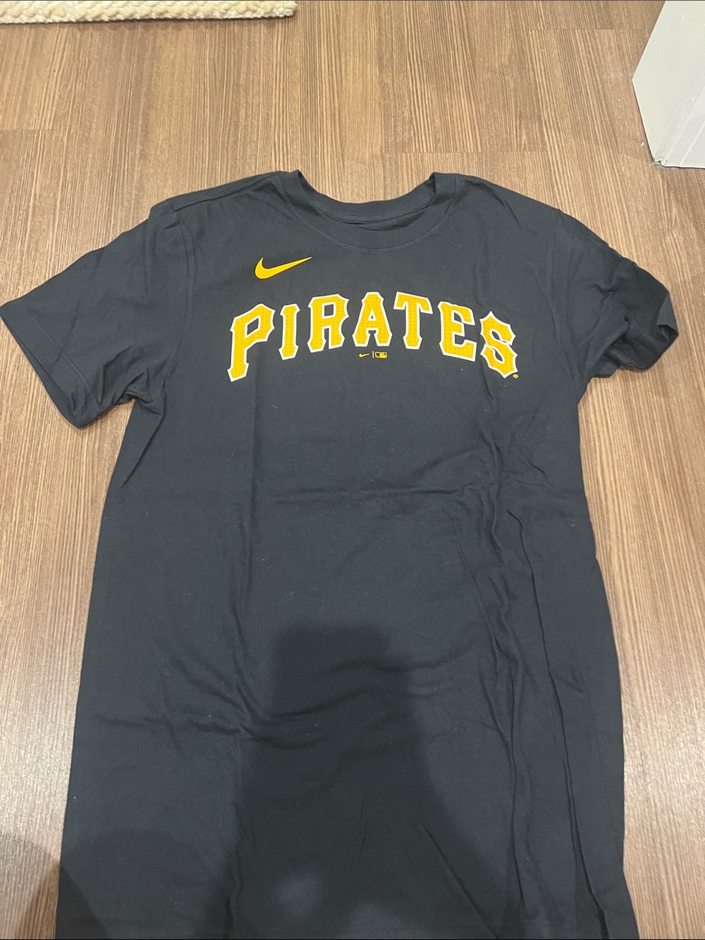 Nike Black Tee with Yellow Accent